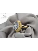 Ring Vintage Zirkon 14 Karat Gelbgold vrc068y